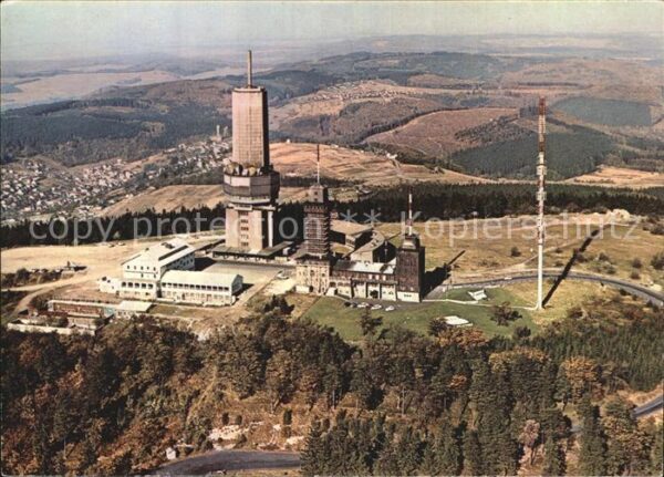Feldberg Taunus Fliegeraufnahme mit Sendetürmen