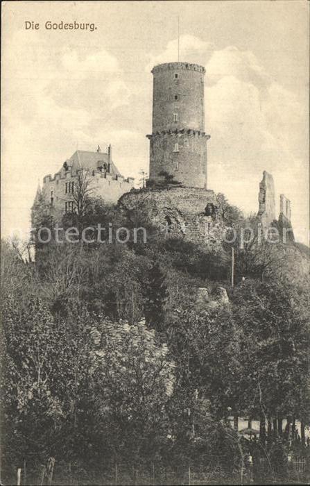 Bonn Rhein Die Godesburg