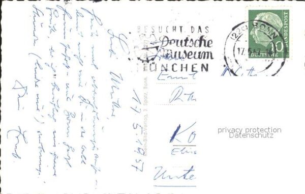 Bonn Rhein Bundeshaus mit Personenschiff Rheinland – Bild 2