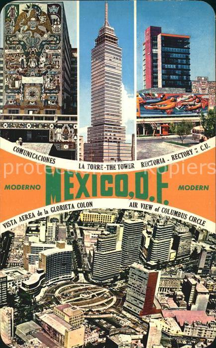 Mexico City La Torre Glorieta Colon Columbus Circle
