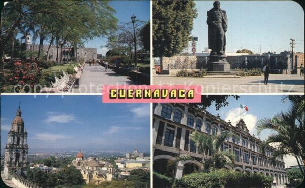 Cuernavaca Stadtansichten Kirche Denkmal Promrnade