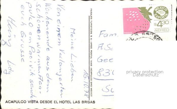 Acapulco Gesamtansicht mit Hotel Las Brisas – Bild 2