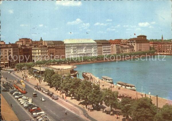 Hamburg Jungfernstieg und Binnenalster