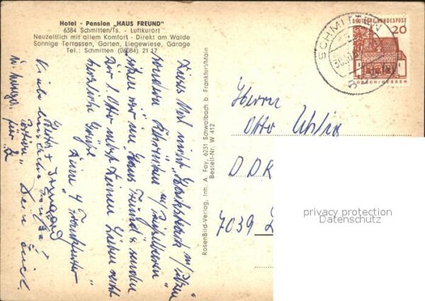 Schmitten Taunus Hotel Pension Freund – Bild 2