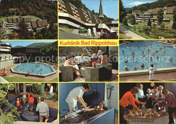 Bad Rippoldsau Schwarzwald Kurklinik und Kurmittelhaus Schwimmbad