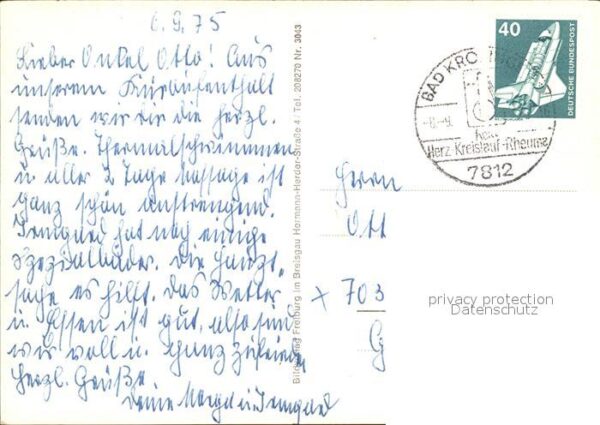Bad Krozingen Teilansicht Kurpark Kirche – Bild 2