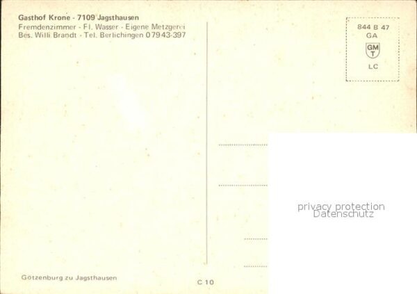 Jagsthausen Jagst Gasthof Krone – Bild 2