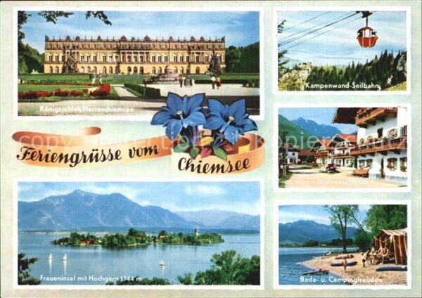 Chiemsee Königsschloss Herrenchiemsee Kampenwand