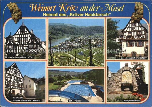 Kroev Mosel Dreigiebelhaus Fachwerk Robert Schumann
