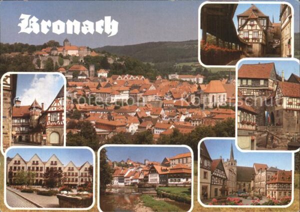Kronach Oberfranken Gesamtansicht Stadtansichten