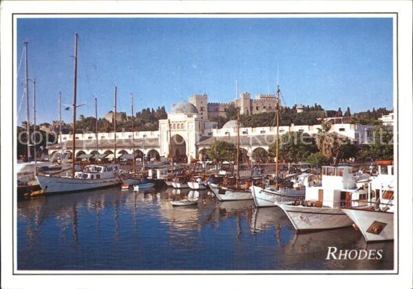 Rhodes Rhodos Greece Hafen