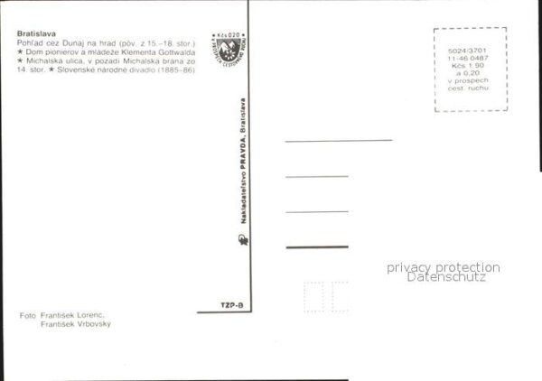 Bratislava Pressburg Pozsony Dom Michalska ulica – Bild 2