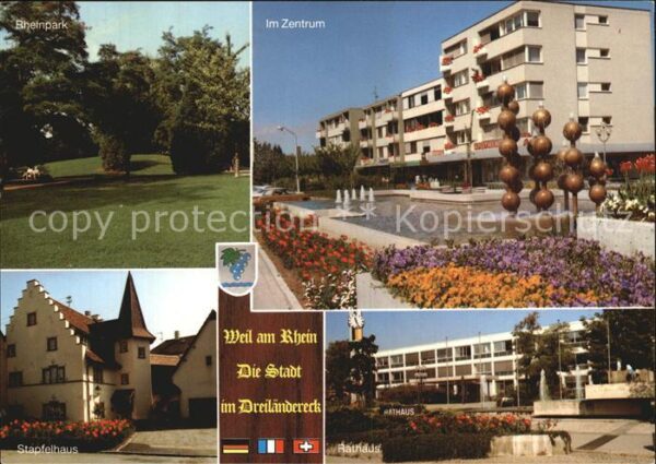 Weil am Rhein Strapfelhaus Rathaus Berliner Platz