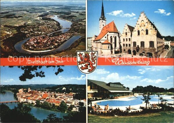Wasserburg Inn Kirche Schwimmbad