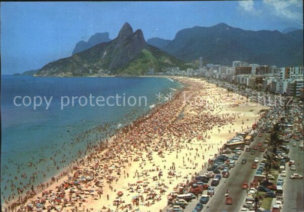 Rio de Janeiro Ipanema Fliegeraufnahme