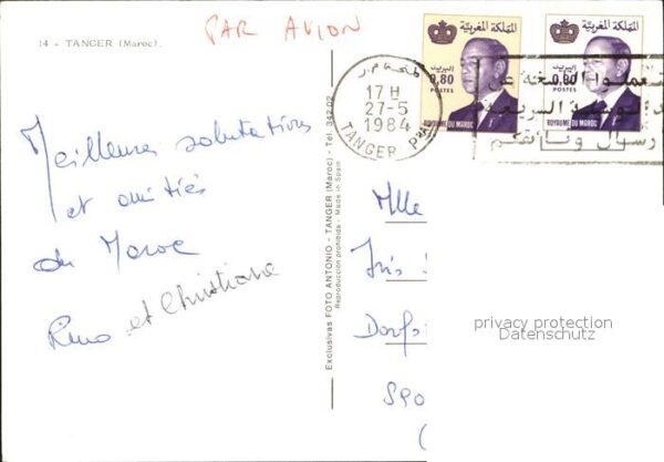 Tanger Tangier Tangiers Gesamtansicht Tempel – Bild 2