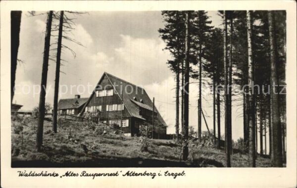Altenburg Geising Waldschänke Altes Raupennest