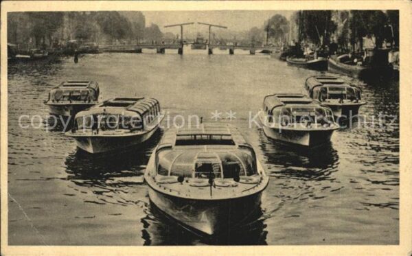 Amsterdam Niederlande Rederij J.H. Bergmann Ausflugsschiffe