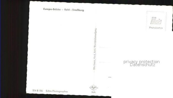 Kehl Rhein Europabrücke Straßburg – Bild 2