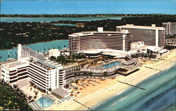 Miami Beach Fliegeraufnahme Hotel Fontainebleau Str