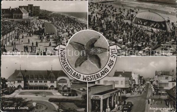 Westerland Sylt Promenade Friedrichstrass Kurhaus Casin