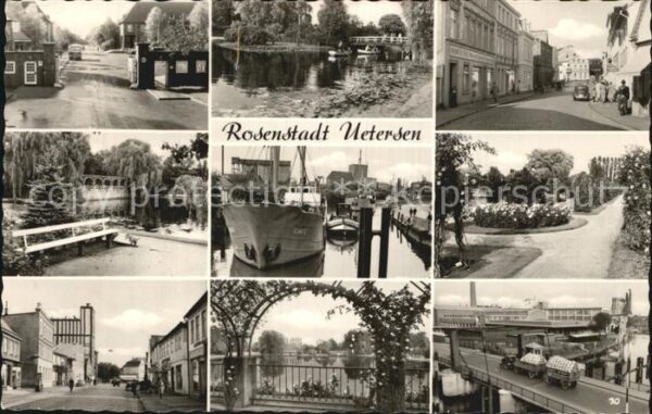 Uetersen Rosenstadt Brücke Hafen