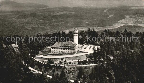 Baden-Baden Fliegeraufnahme Merkur Berghotel Restau