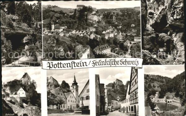 Pottenstein Oberfranken Schloß Ortspartien