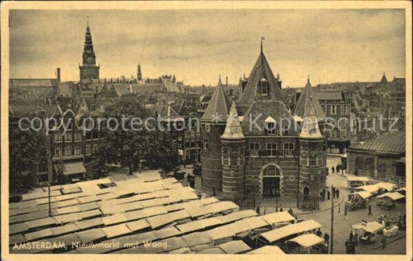 Amsterdam Niederlande met Waag