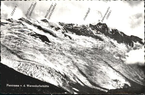 Warnsdorfer Huette Panorama von der Hütte aus
