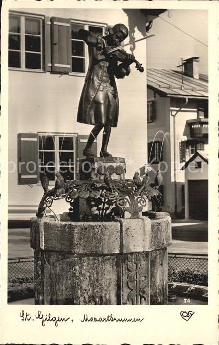 St Gilgen Salzkammergut Mozartbrunnen