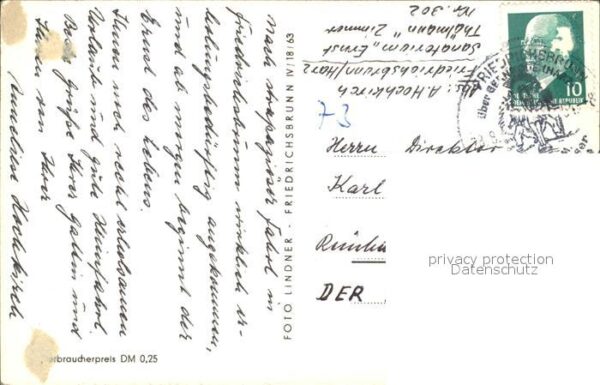 Friedrichsbrunn Harz Sanatorium Ernst Thälmann – Bild 2