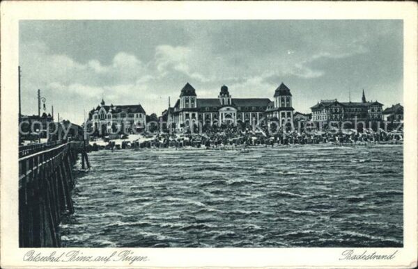 Binz Ruegen Strand Seebrücke