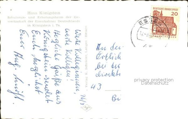 Koenigstein Taunus Haus Königstein Fliegeraufnahme – Bild 2