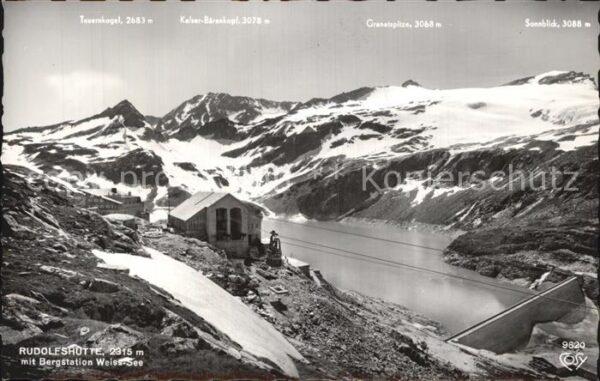 Rudolfshuette Weisssee mit Bergstation Weiss-See