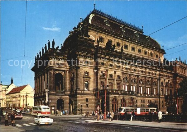 Praha Prahy Prague National Theater