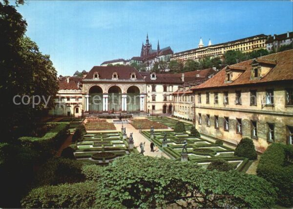 Praha Prahy Prague Waldstein Palast mit Garten