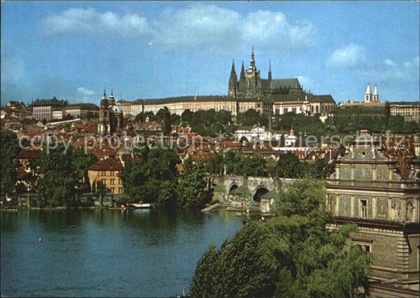Praha Prahy Prague Flusspartie