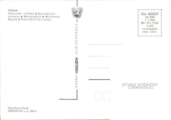 Praha Prahy Prague Wenzelsplatz – Bild 2