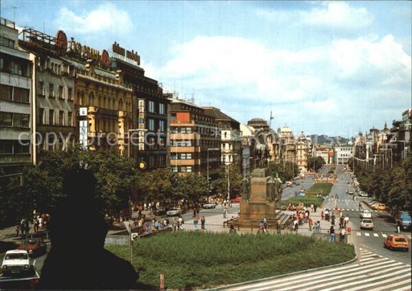 Praha Prahy Prague Wenzelsplatz