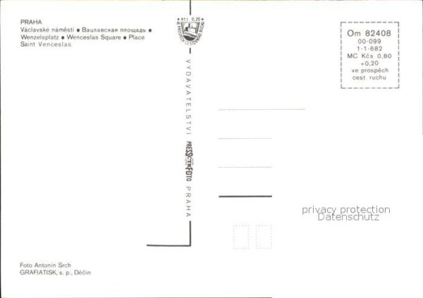 Praha Prahy Prague Wenzelsplatz – Bild 2