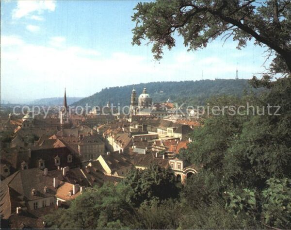 Mala Strana Praha Aussicht unter der Prager Burg