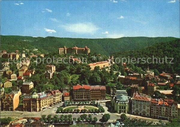 Karlovy Vary Sanatorium Fliegeraufnahme