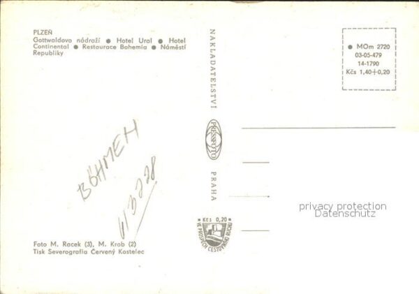 Plzen Pilsen Hotels Ural Continental – Bild 2
