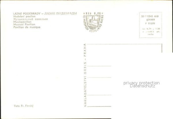 Lazne Podebrady Musikpavillon – Bild 2