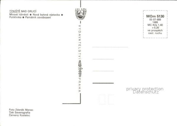 Tyniste Orlici Poliklinik Denkmal – Bild 2