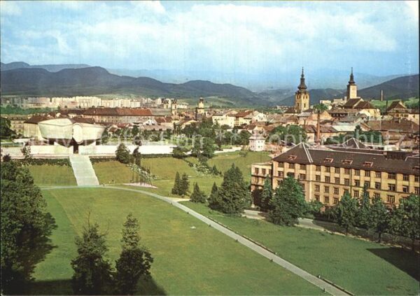 Banska Bystrica Stadt mit Mahnmal