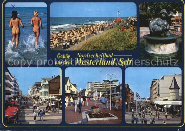 Westerland Sylt Strand Ortspartien