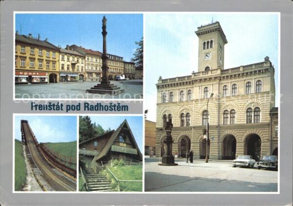Frenstat pod Radhostem Sprungschanze und Gebäude