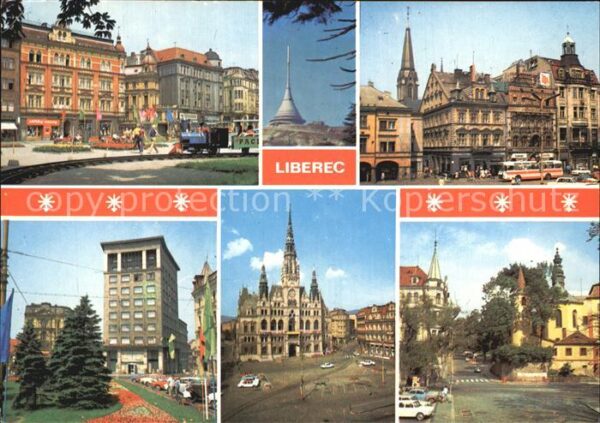 Liberec Ortsansichten